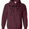 IVE GOT YOUR BACK  - Adult Hooded Sweatshirt (Unisex)