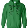 IVE GOT YOUR BACK  - Adult Hooded Sweatshirt (Unisex)