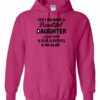 YES I DO HAVE A BEAUTIFUL DAUGHTER  - Adult Hooded Sweatshirt (Unisex)