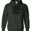 YES I DO HAVE A BEAUTIFUL DAUGHTER  - Adult Hooded Sweatshirt (Unisex)