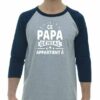 CE PAPA GENIAL APPARTIENT A  - Adult Baseball Tee 3/4 Sleeve