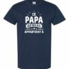 CE PAPA GENIAL APPARTIENT A  - Adult Round-neck T-shirt